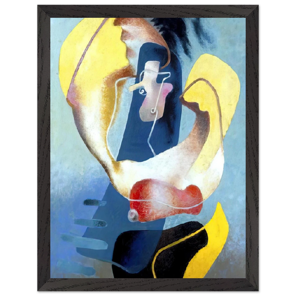 THE FIGURE IN SPACE 1937 by Enrico Prampolini — Framed art print at Zephyeer