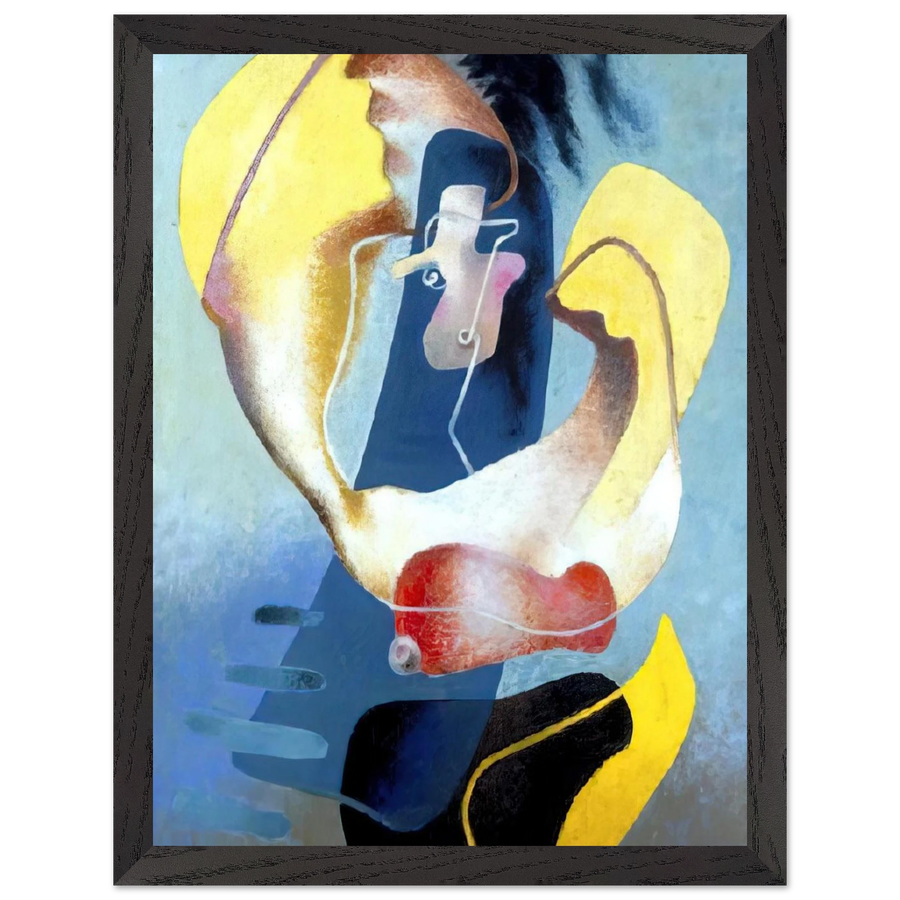 THE FIGURE IN SPACE 1937 by Enrico Prampolini — Framed art print at Zephyeer