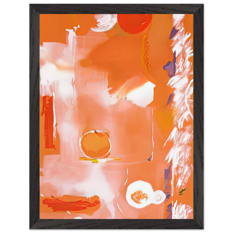 Seeing the Moon on a Hot Summer Day, 1987- by Helen Frankenthaler — Framed art print at Zephyeer