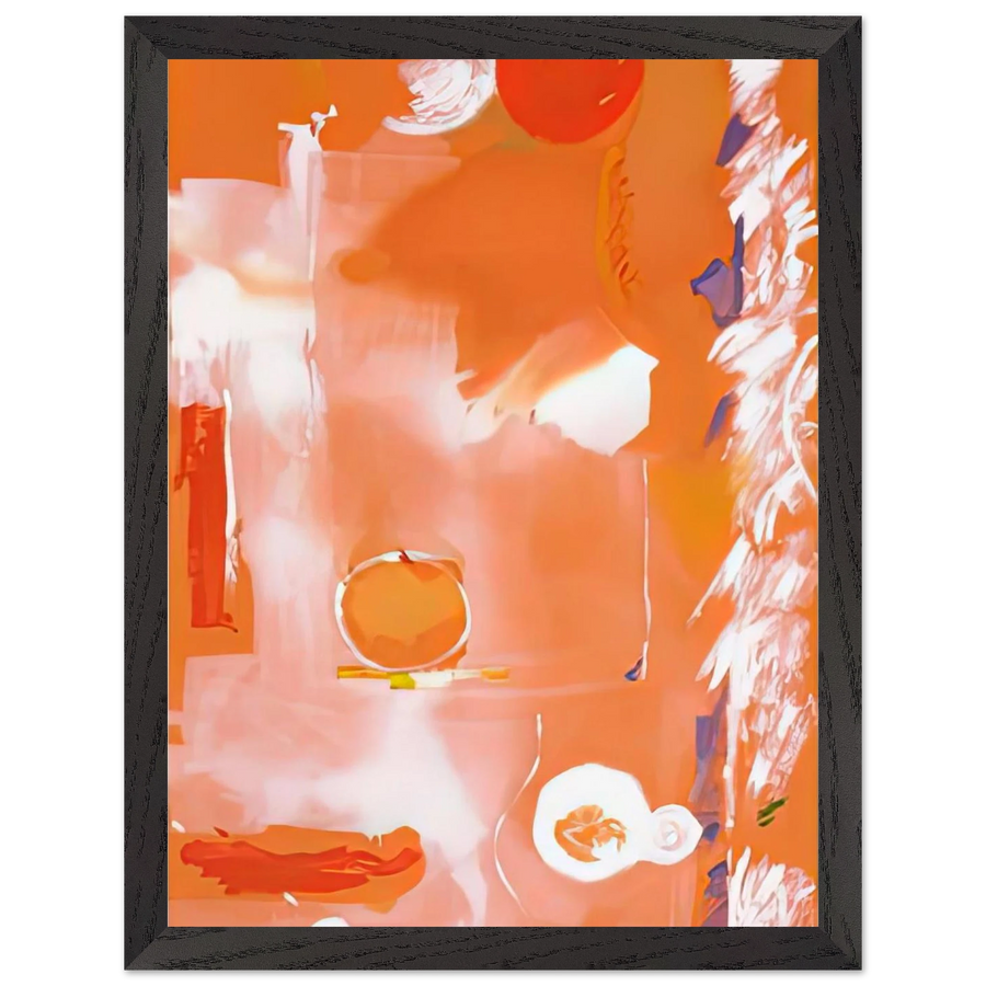 Seeing the Moon on a Hot Summer Day, 1987- by Helen Frankenthaler — Framed art print at Zephyeer