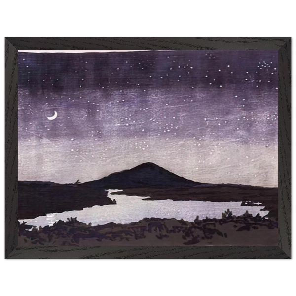 Night Scene - 1982 by Neil Welliver — Framed art print at Zephyeer