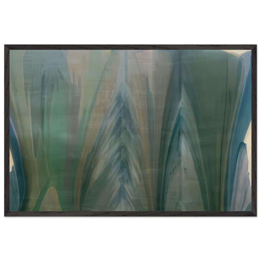 Blue Veil (1958) by Morris Louis, framed poster