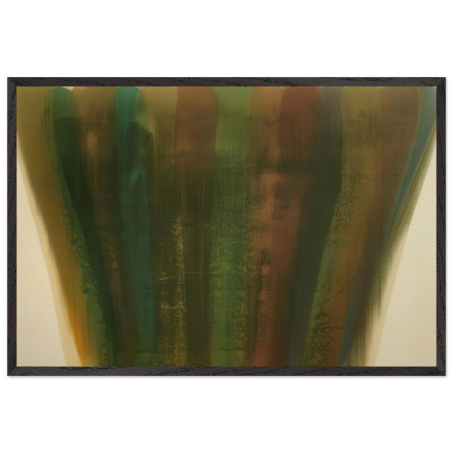 Buskin (1959) by Morris Louis, framed poster