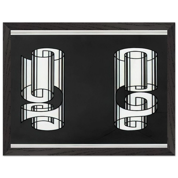 ROLLED WRONGLY 1931 by Josef Albers — Framed art print at Zephyeer