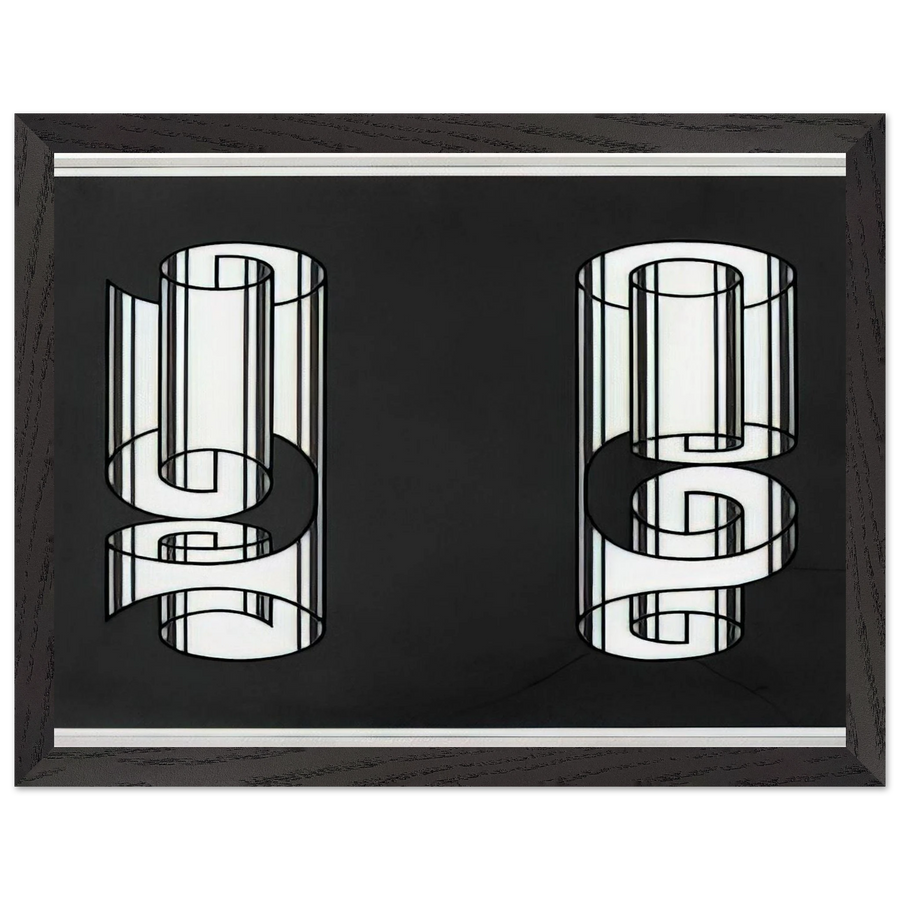 ROLLED WRONGLY 1931 by Josef Albers — Framed art print at Zephyeer