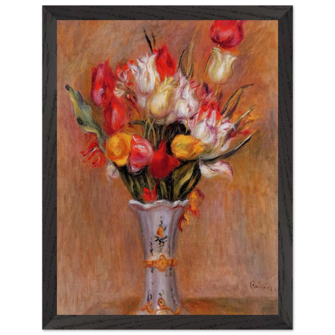 Tulips by Pierre-Auguste Renoir — Framed art print at Zephyeer