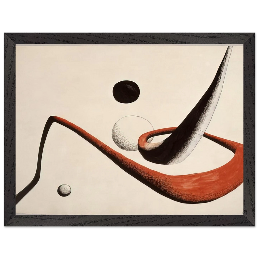 SPACE TUNNEL 1932 by Alexander Calder — Framed art print at Zephyeer