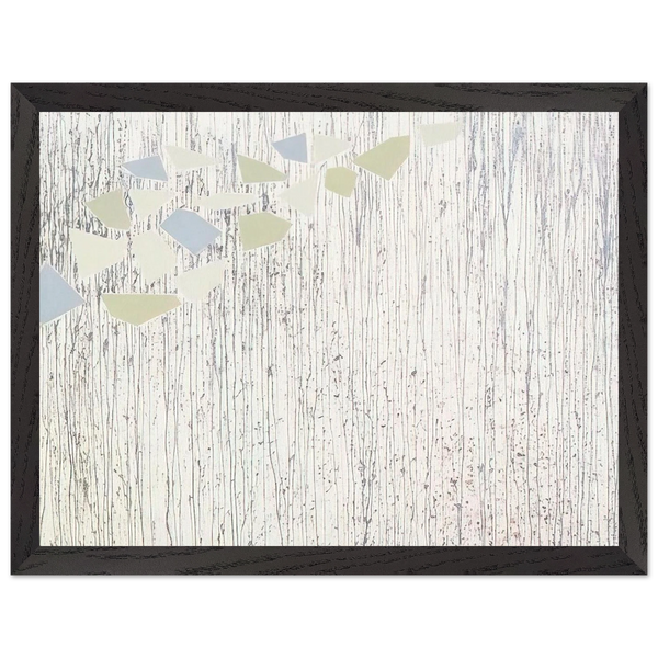 Pale colors on runs - Abstract Expressionism by Robert Goodnough — Framed art print at Zephyeer