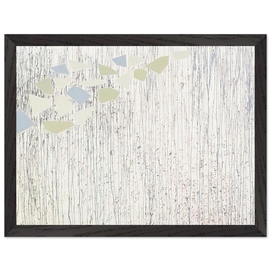 Pale colors on runs - Abstract Expressionism by Robert Goodnough — Framed art print at Zephyeer
