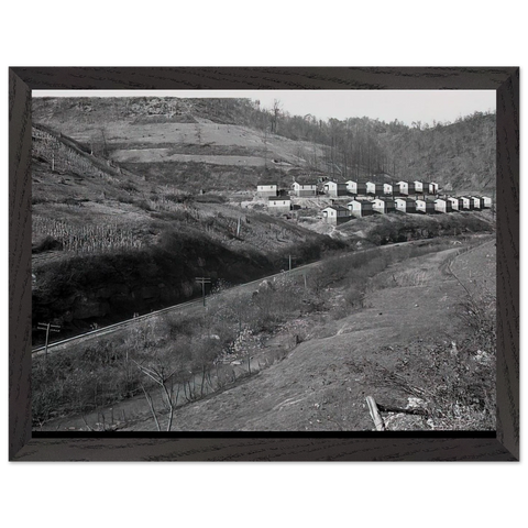 COAL COMPANY TOWN IN JENKINS 1935 by Ben Shahn — Framed art print at Zephyeer