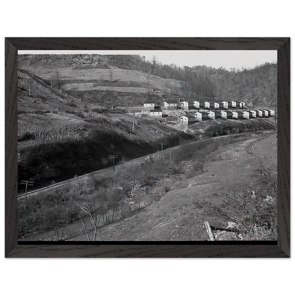 COAL COMPANY TOWN IN JENKINS 1935 by Ben Shahn — Framed art print at Zephyeer
