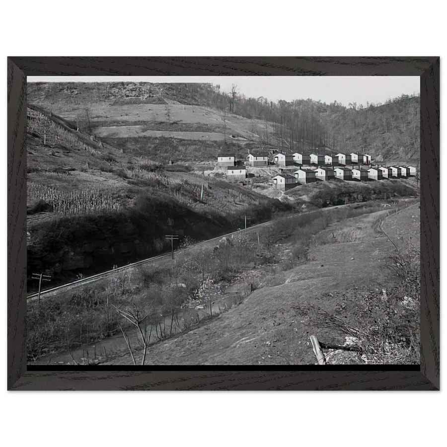 COAL COMPANY TOWN IN JENKINS 1935 by Ben Shahn — Framed art print at Zephyeer