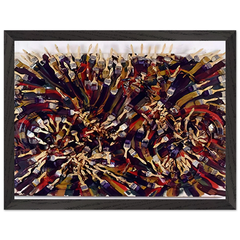 Untitled - 1995 by Arman — Framed art print at Zephyeer