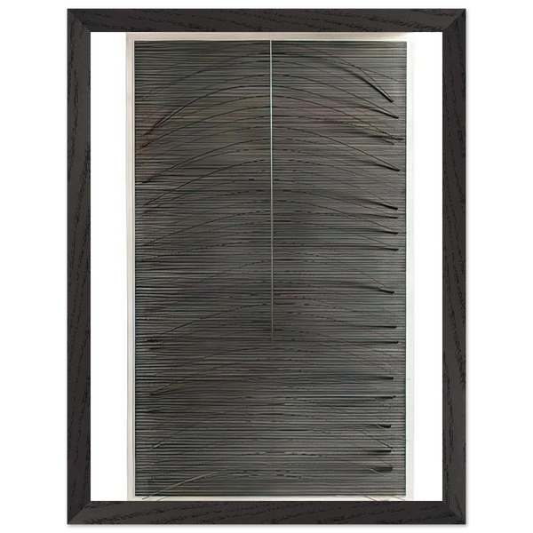 LA COURVE BLEUE 1965 by Jesus Rafael Soto — Framed art print at Zephyeer