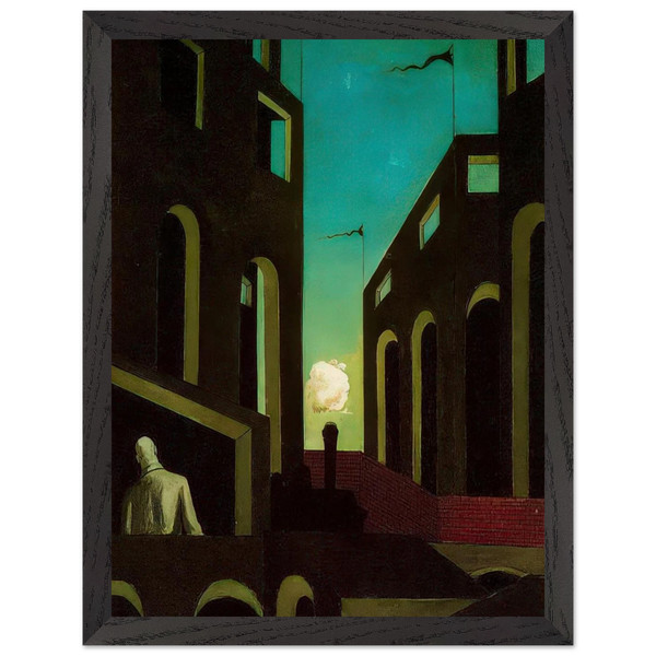 HAPPINESS OF RETURNING 1915 by Giorgio de Chirico — Framed art print at Zephyeer