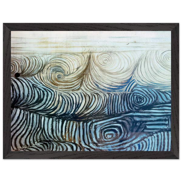 THE WAVE 1950 by Victor Pasmore — Framed art print at Zephyeer