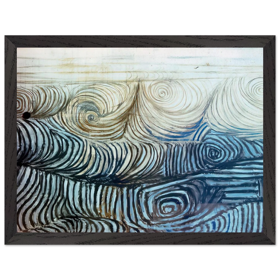 THE WAVE 1950 by Victor Pasmore — Framed art print at Zephyeer