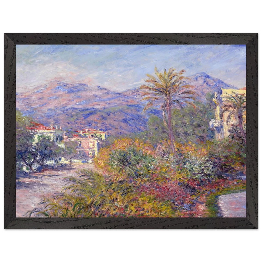 Strada Romada in Bordighera by Claude Monet — Framed art print at Zephyeer