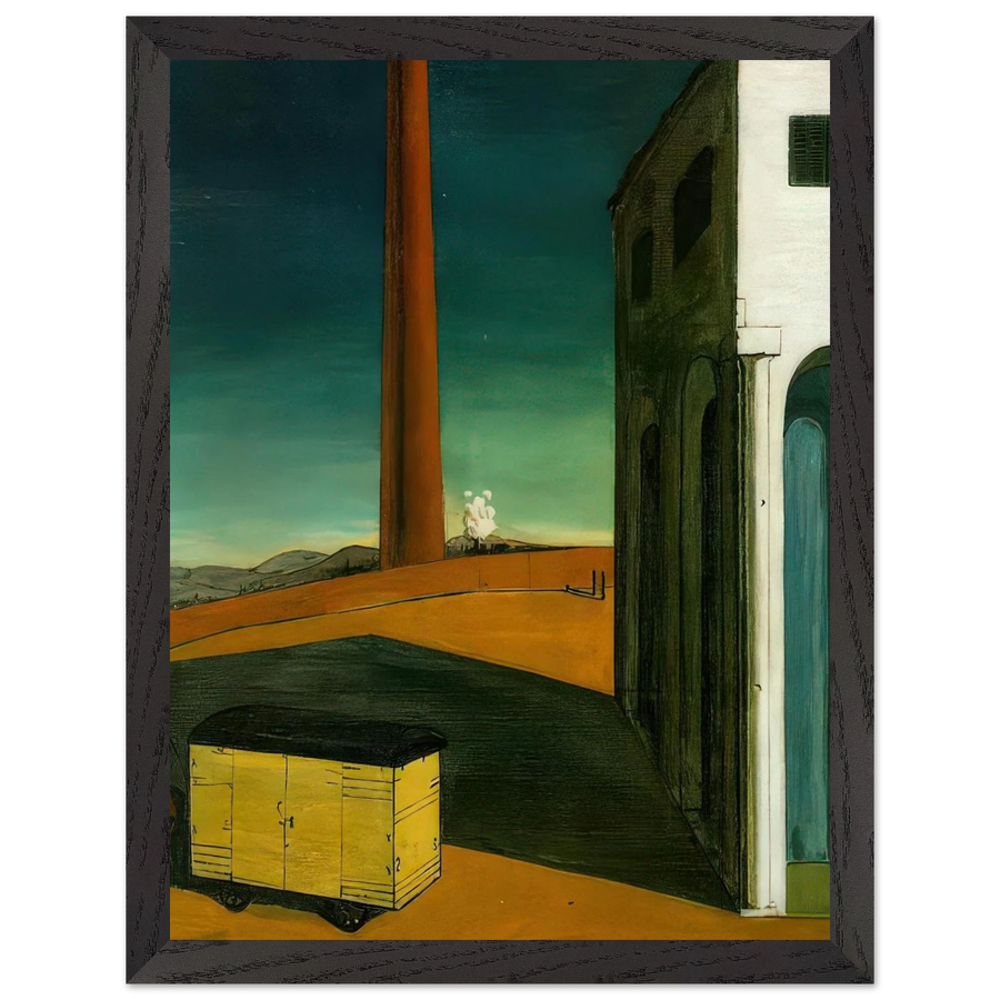 THE ANGUISH OF DEPARTURE 1914 by Giorgio de Chirico — Framed art print at Zephyeer