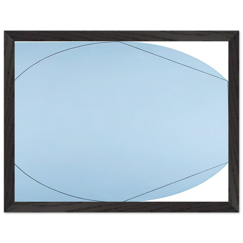 CIRCLE IN AND OUT OF A POLYGON 2 1973 by Robert Mangold — Framed art print at Zephyeer