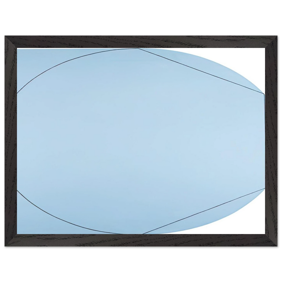 CIRCLE IN AND OUT OF A POLYGON 2 1973 by Robert Mangold — Framed art print at Zephyeer