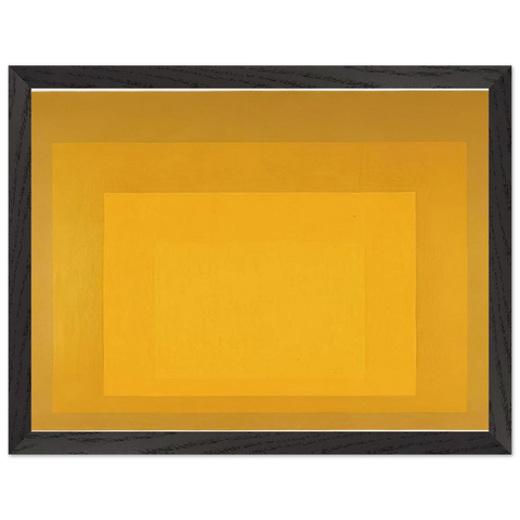 STUDY FOR HOMAGE TO THE SQUARE DEPARTING IN YELLOW 1964 by Josef Albers — Framed art print at Zephyeer