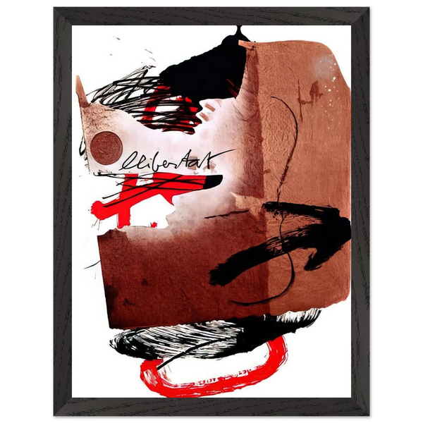 LLIBERTAT 1988 by Antoni Tapies — Framed art print at Zephyeer