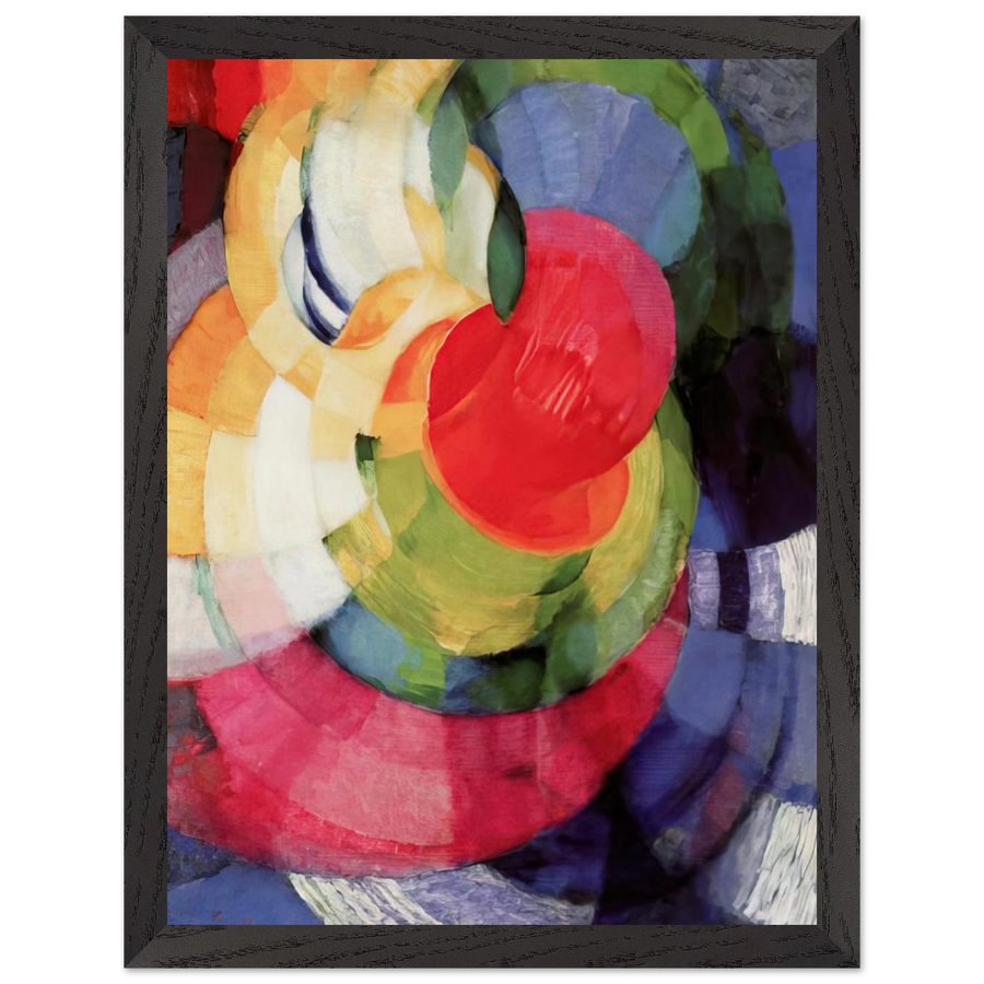 Disks of Newton, Study for Fugue in Two Colors by Frantisek Kupka — Framed art print at Zephyeer