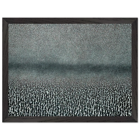 Ziemia fragment - 1969 by Roman Opalka — Framed art print at Zephyeer