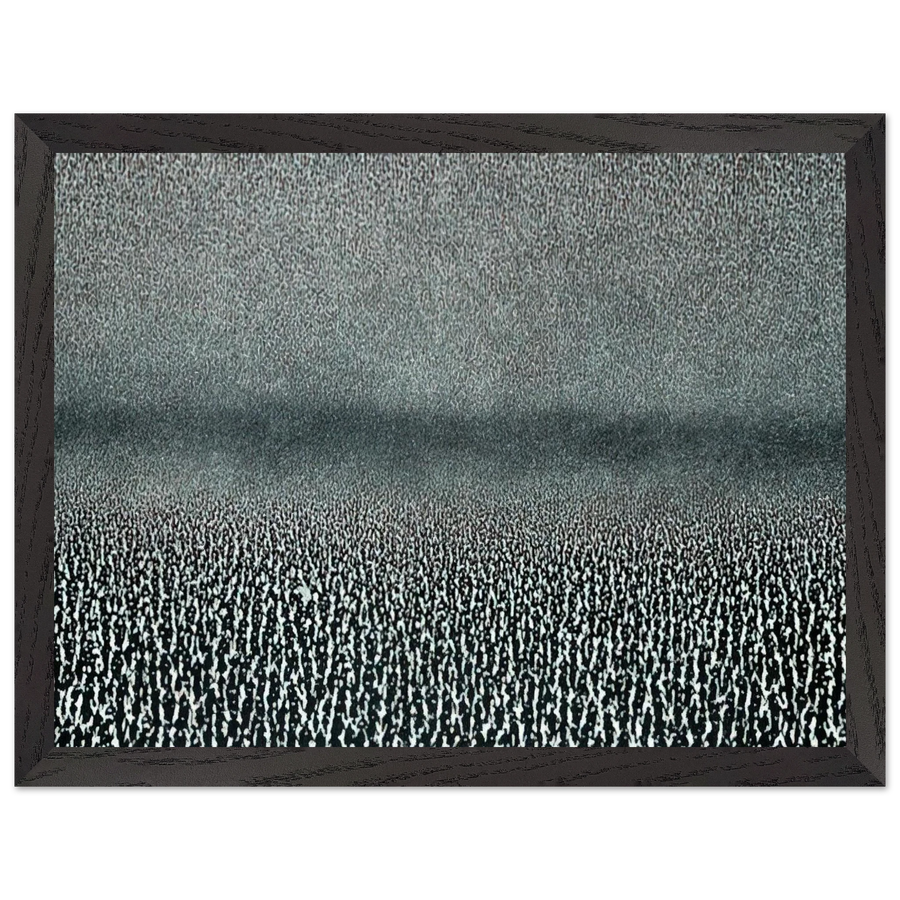 Ziemia fragment - 1969 by Roman Opalka — Framed art print at Zephyeer