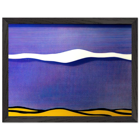 ARCTIC LANDSCAPE 1964 by Roy Lichtenstein — Framed art print at Zephyeer