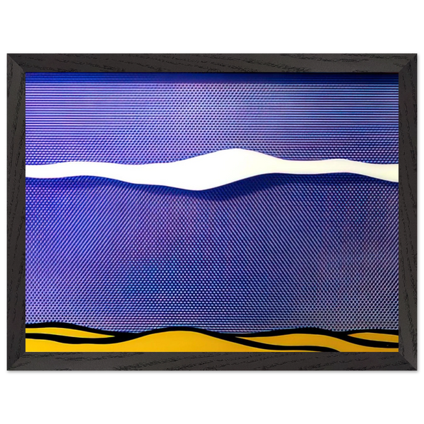 ARCTIC LANDSCAPE 1964 by Roy Lichtenstein — Framed art print at Zephyeer