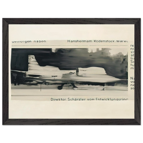 SCHARZLER 1964 by Gerhard Richter — Framed art print at Zephyeer