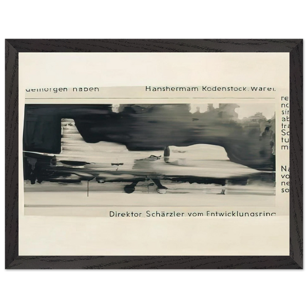 SCHARZLER 1964 by Gerhard Richter — Framed art print at Zephyeer