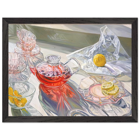 HERB TEA 1995 by Janet Fish — Framed art print at Zephyeer