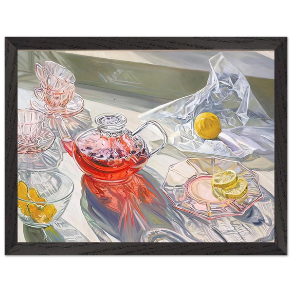 HERB TEA 1995 by Janet Fish — Framed art print at Zephyeer