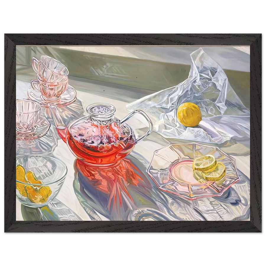 HERB TEA 1995 by Janet Fish — Framed art print at Zephyeer