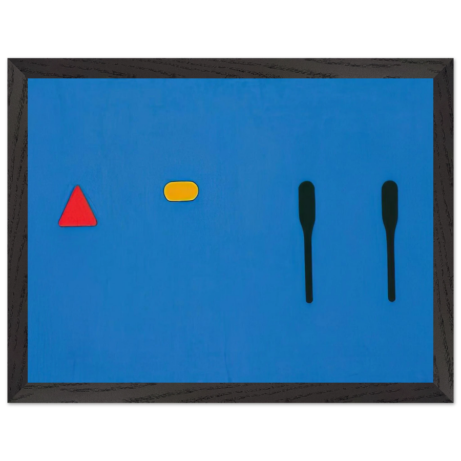 Untitled - 1968 by Ron Gorchov — Framed art print at Zephyeer