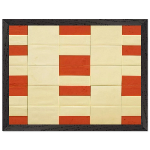 Red and White by Ellsworth Kelly — Framed art print at Zephyeer