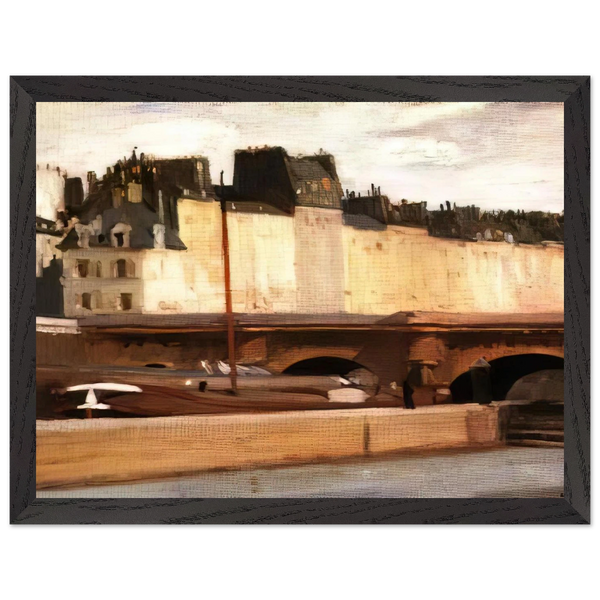 Écluse de la Monnaie by Edward Hopper — Framed art print at Zephyeer