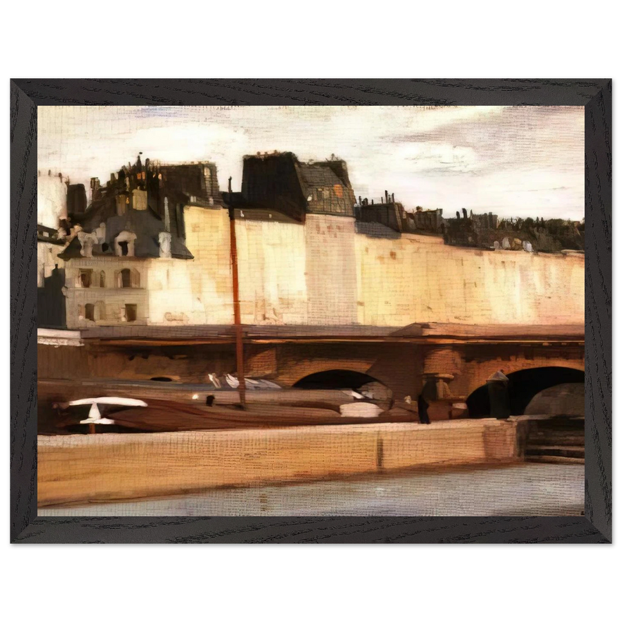 Écluse de la Monnaie by Edward Hopper — Framed art print at Zephyeer