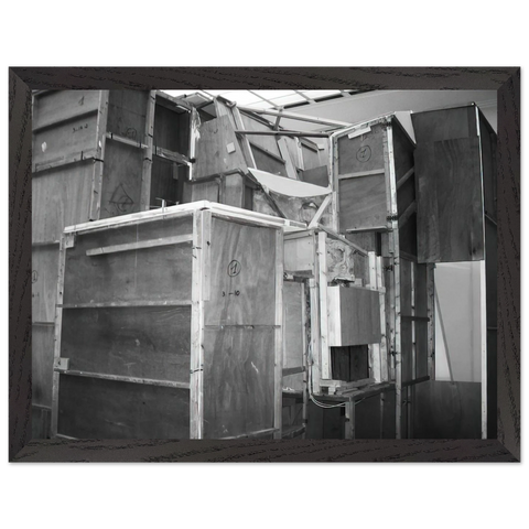 MERZBAU SEEN FROM THE OUTSIDE 1933 by Kurt Schwitters — Framed art print at Zephyeer