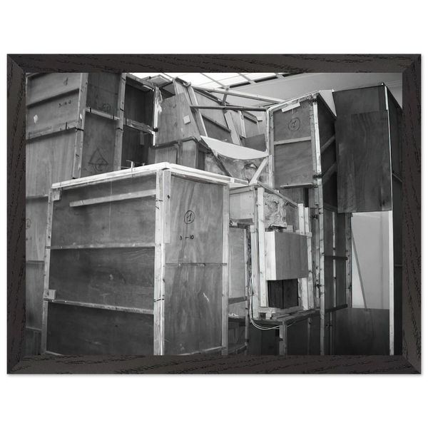 MERZBAU SEEN FROM THE OUTSIDE 1933 by Kurt Schwitters — Framed art print at Zephyeer