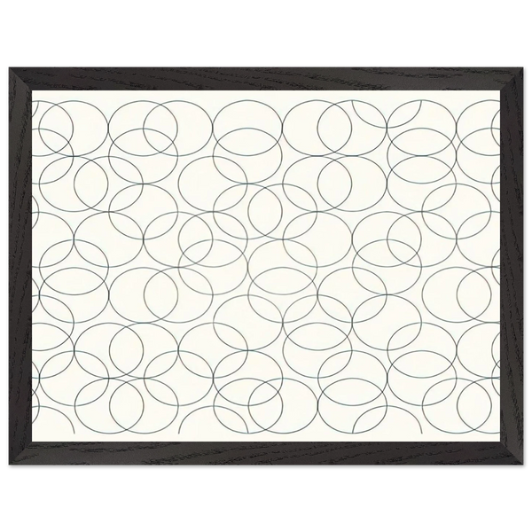 COMPOSITION WITH CIRCLES 5 2005 by Bridget Riley — Framed art print at Zephyeer