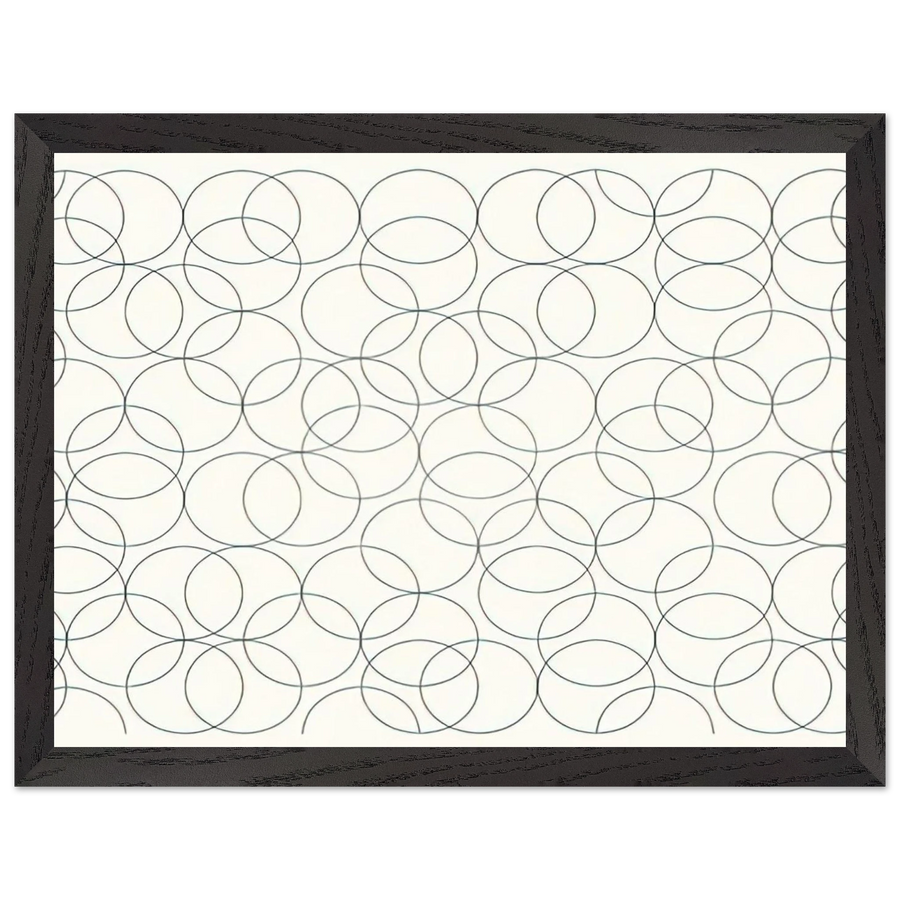 COMPOSITION WITH CIRCLES 5 2005 by Bridget Riley — Framed art print at Zephyeer