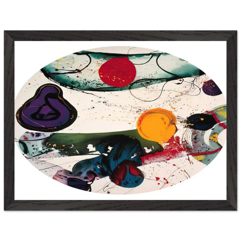 Lollipop  SF88-250 by Sam Francis — Framed art print at Zephyeer