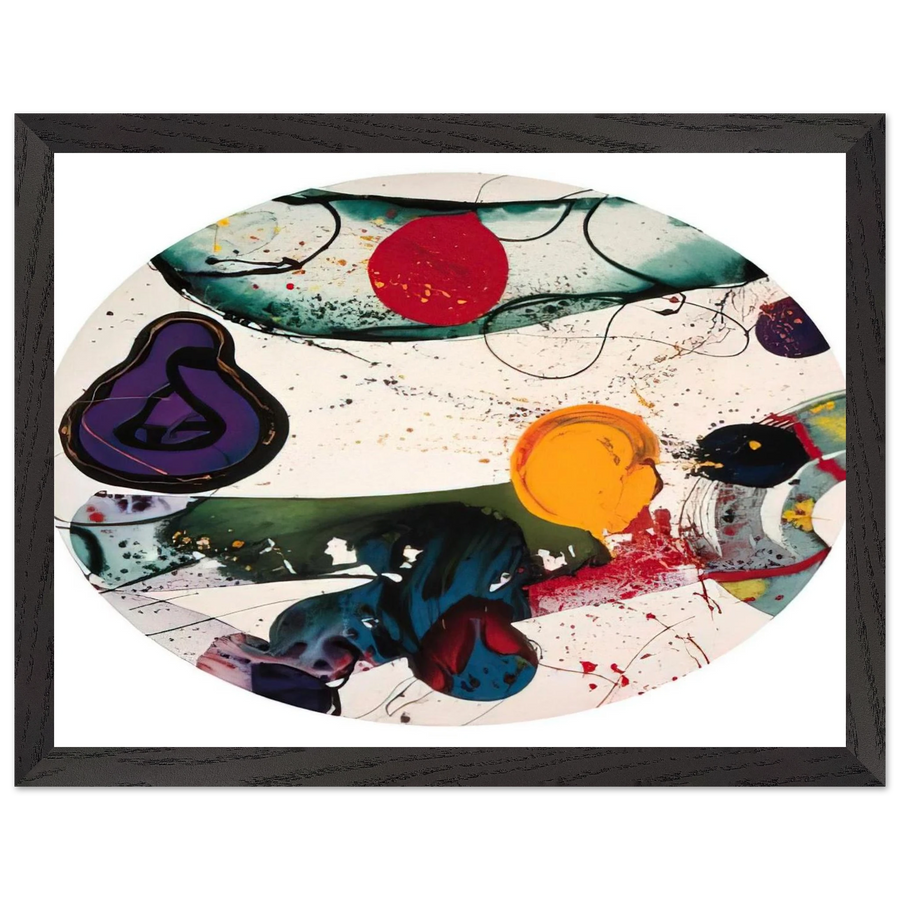 Lollipop  SF88-250 by Sam Francis — Framed art print at Zephyeer