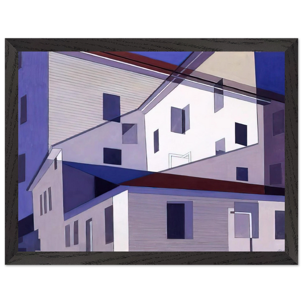 On A Shaker Theme #2 - Precisionism by Charles Sheeler — Framed art print at Zephyeer