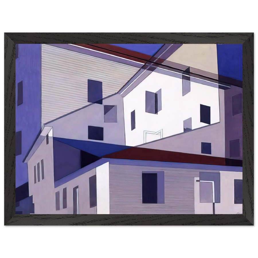On A Shaker Theme #2 - Precisionism by Charles Sheeler — Framed art print at Zephyeer