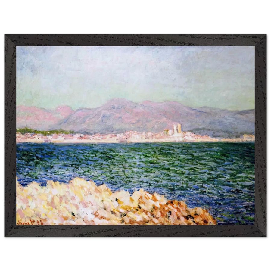 The Gulf of Antibes by Claude Monet — Framed art print at Zephyeer
